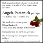 eine Anzeige