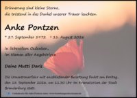 eine Anzeige