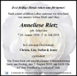 eine Anzeige