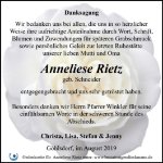 eine Anzeige