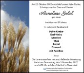 eine Anzeige