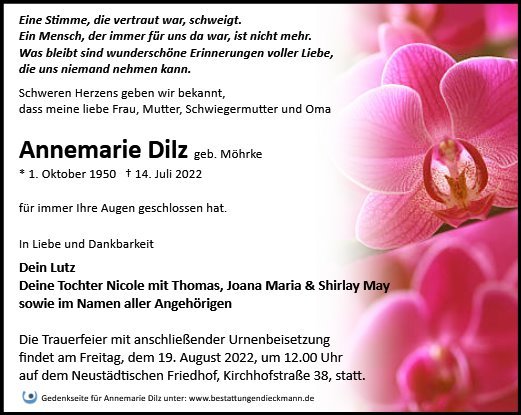 Profilbild von Annemarie Dilz