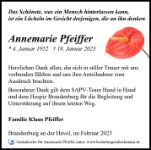 eine Anzeige