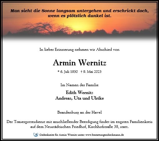 Profilbild von Armin Wernitz