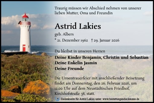 Profilbild von Astrid Lakies
