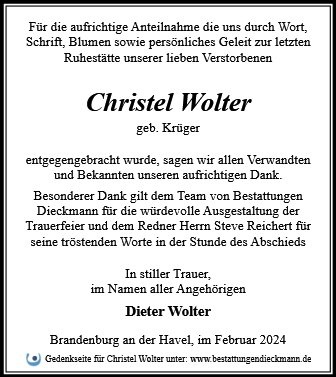 Profilbild von Christel Wolter