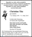 eine Anzeige
