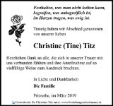 eine Anzeige