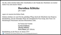 eine Anzeige