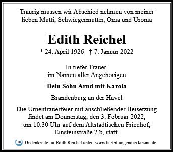 Profilbild von Edith Reichel