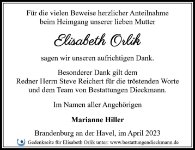 eine Anzeige