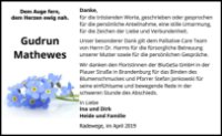 eine Anzeige
