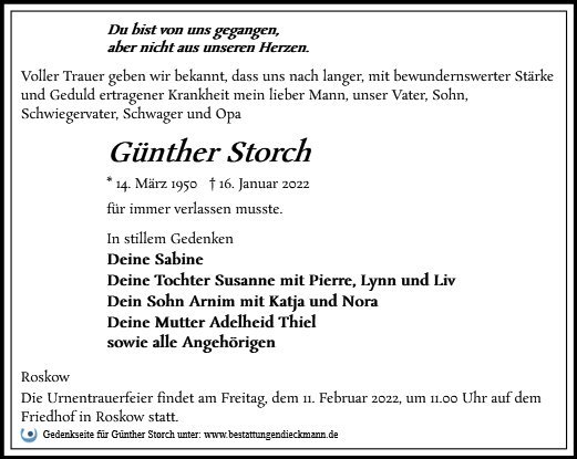 Profilbild von Günther Storch