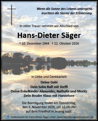 Profilbild von Hans-Dieter S&auml;ger