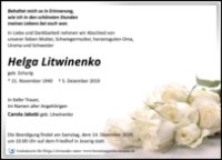 eine Anzeige