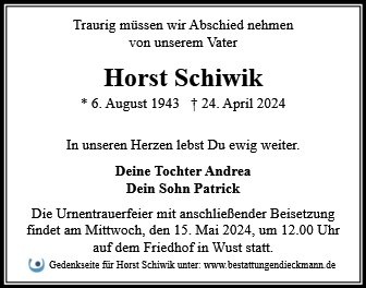 Profilbild von Horst Schiwik