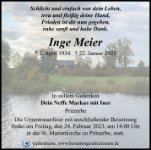 eine Anzeige