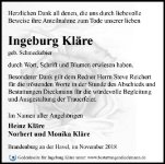 eine Anzeige