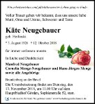 eine Anzeige