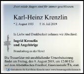 eine Anzeige