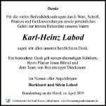 eine Anzeige