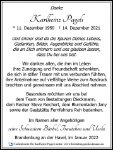 eine Anzeige