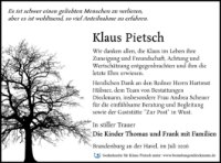 eine Anzeige