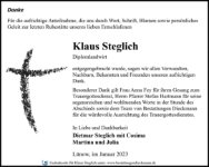 eine Anzeige