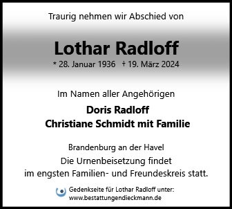 Profilbild von Lothar Radloff