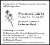 eine Anzeige
