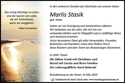 Profilbild von Marlis Stasik