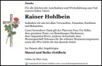 eine Anzeige