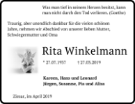 eine Anzeige