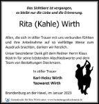 eine Anzeige