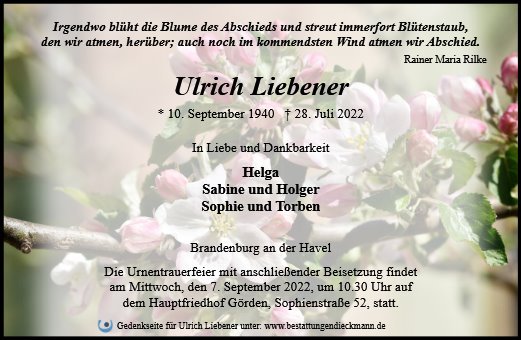 Profilbild von Ulrich Liebener