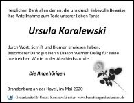 eine Anzeige
