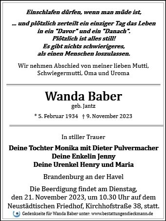 Profilbild von Wanda Baber