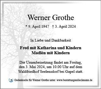 Profilbild von Werner Grothe
