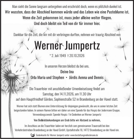 Profilbild von Werner Jumpertz